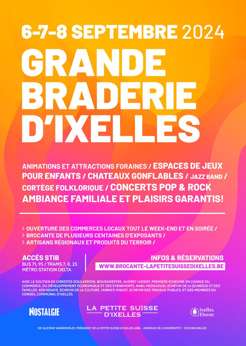 Braderie ixelles 2024